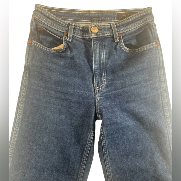 Rag & Bone Derby Jean Sz 26 Anthropologie High Rise Raw Cut Edge - Picture 3 of 8